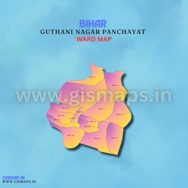 Guthani Nagar Panchayat Ward Map